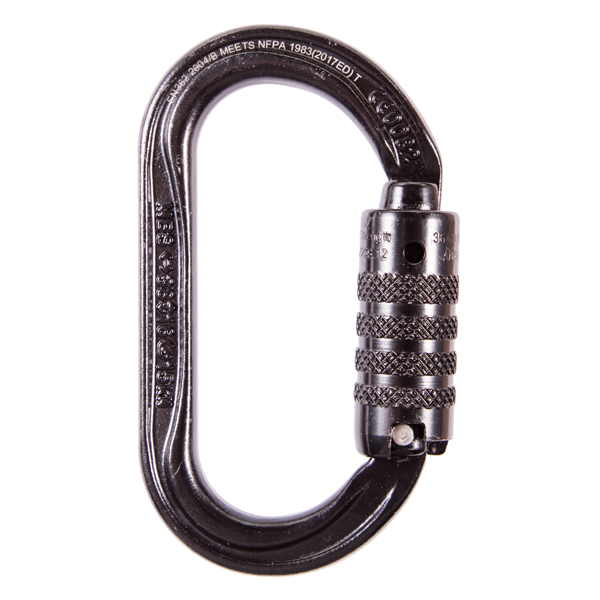 OXAN TLN Black High Strength Carabiner from GME Supply