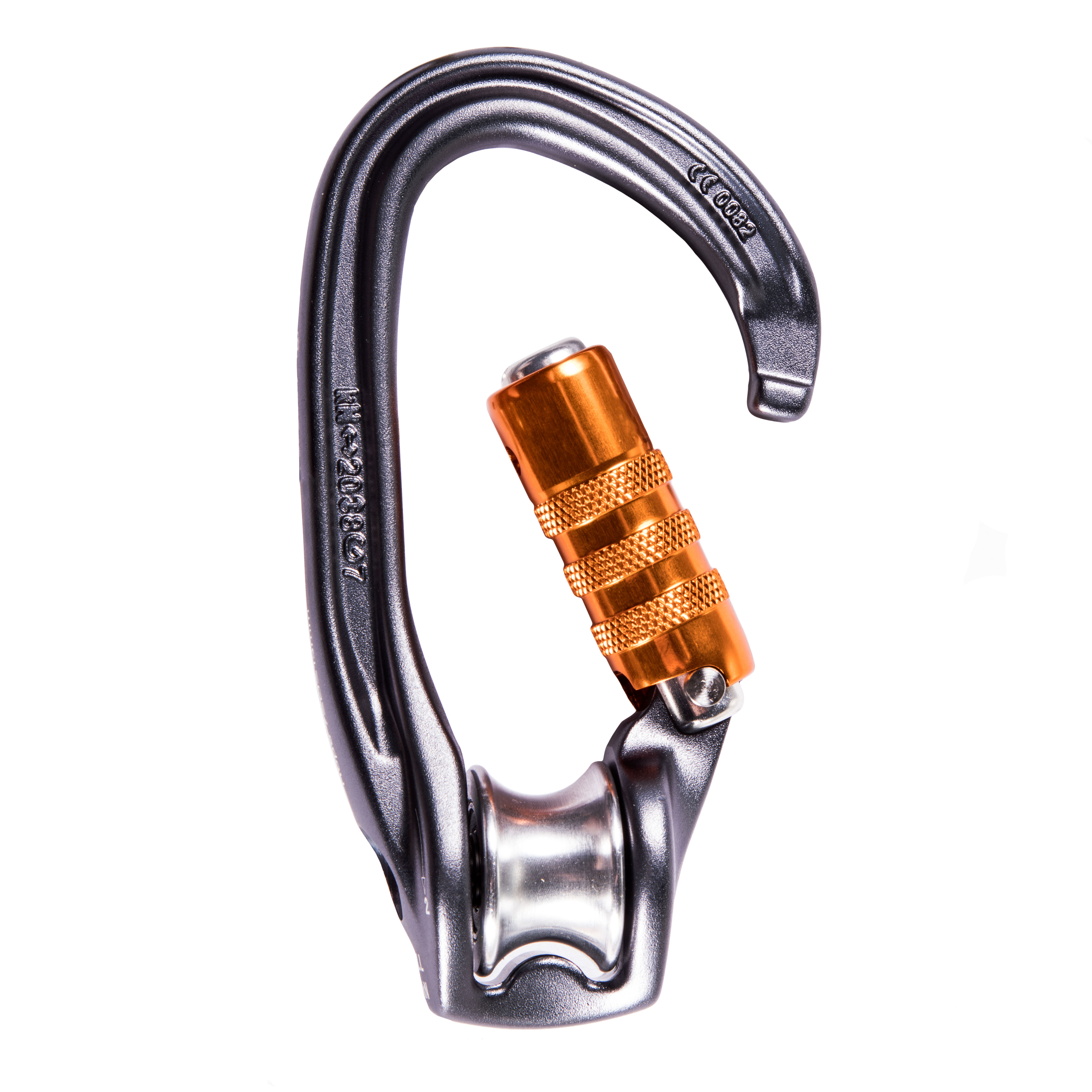 Petzl ROLLCLIP Z Pulley Carabiner Triple Locking great for rescue