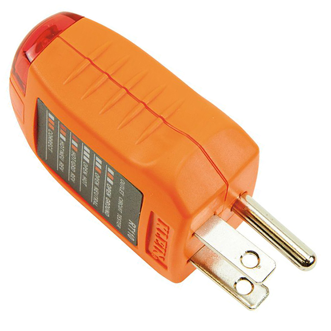 Klein Tools RT110 Receptacle Tester from GME Supply