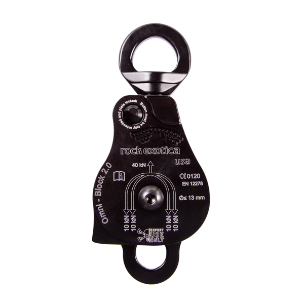 Rock Exotica P53 D-B Omni-Block Double Swivel Pulley from GME Supply