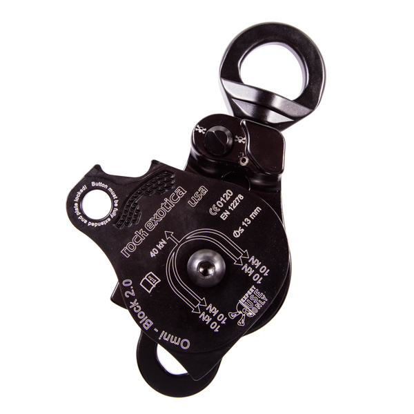 Rock Exotica P53 D-B Omni-Block Double Swivel Pulley from GME Supply