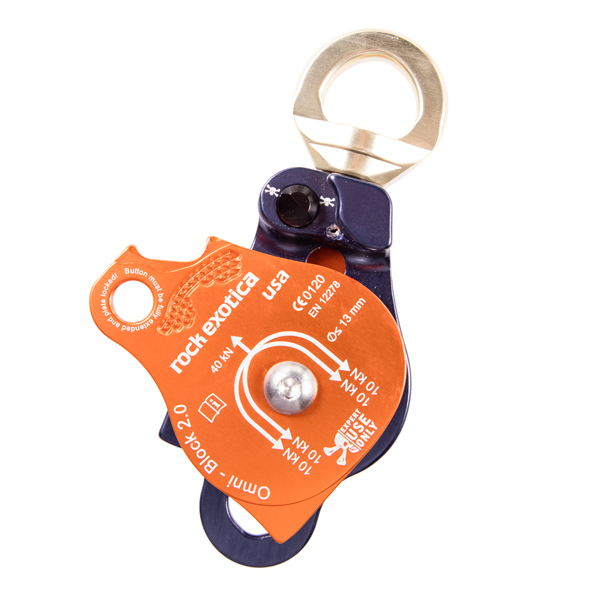 Rock Exotica P53D Omni-Block Double Swivel Pulley from GME Supply