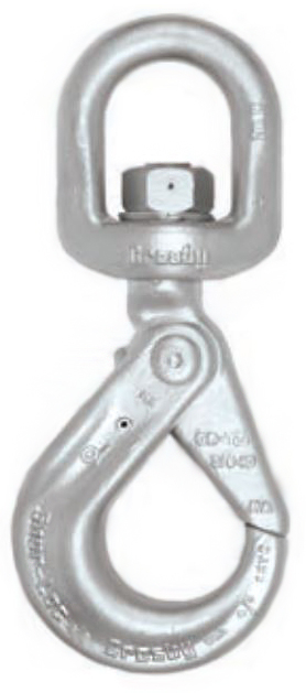 Crosby SHUR-LOC Swivel Hooks 5/8'',16mm, 18,100 lb Working Load from GME Supply