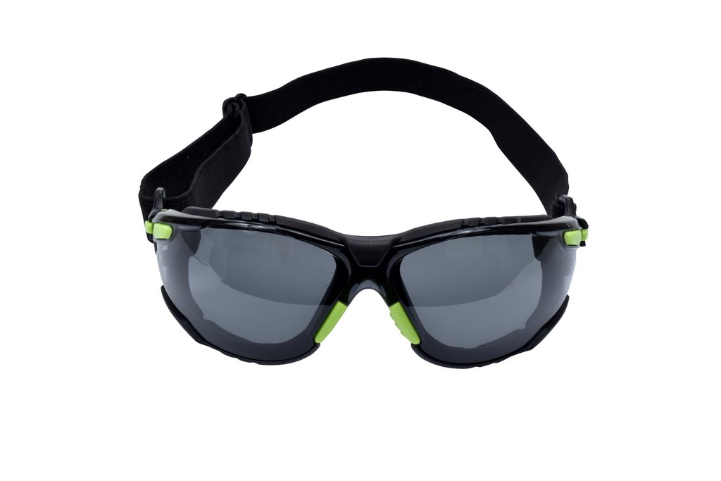 3M Solus Protective Eyewear 1000 Series, S1202SGAFSKT, Foam, Strap