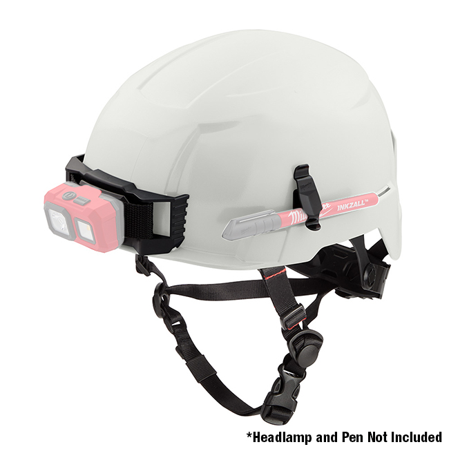 Milwaukee Safety Helmet with BOLT Accessory Clips from GME Supply