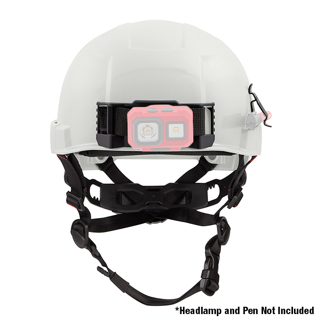 Milwaukee Safety Helmet with BOLT Accessory Clips from GME Supply