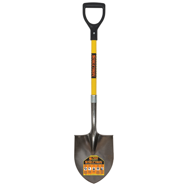 Seymour Round Point Shovel Short Handle D-Grip from GME Supply
