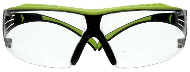 3M SecureFit 400 Series SF401XAS Safety Glasses with Green/Black