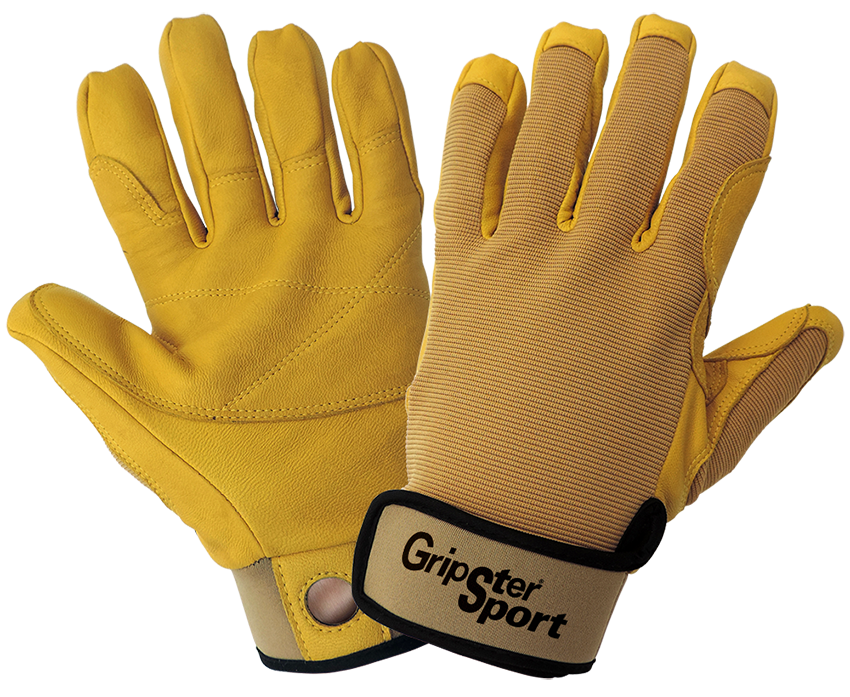 Gripster Sport Premium Goatskin Leather Climbing Gloves from GME Supply