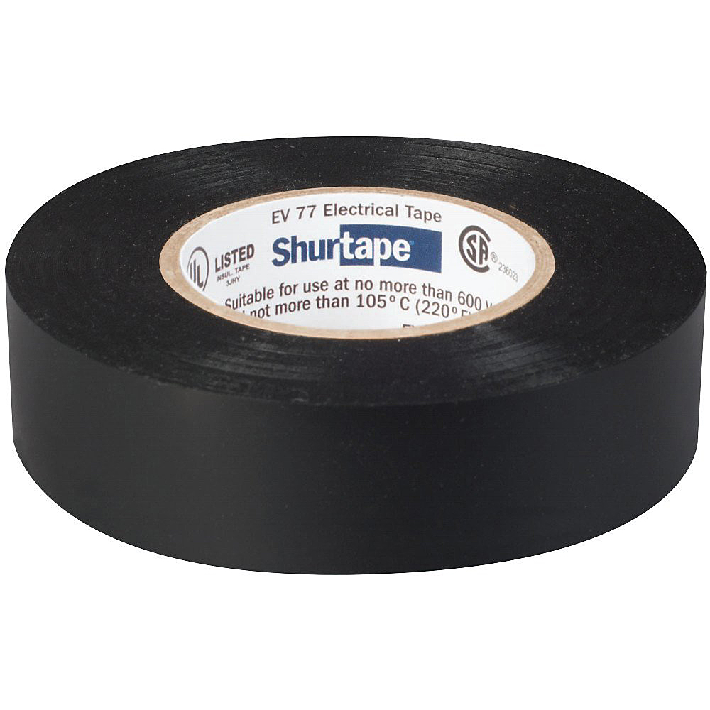 ShurTape Professional Grade Electrical Tape (Black) from GME Supply