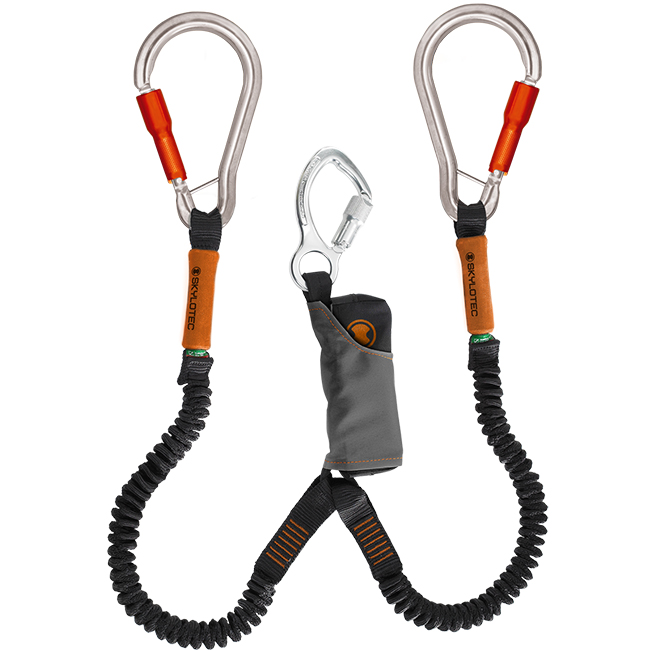 Skylotec SkySafe Pro Flex Y Lanyard with Aluminum Carabiners from GME Supply
