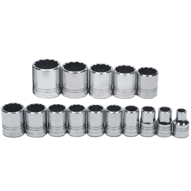 Williams 1/2 Inch Drive Shallow Socket Set from GME Supply