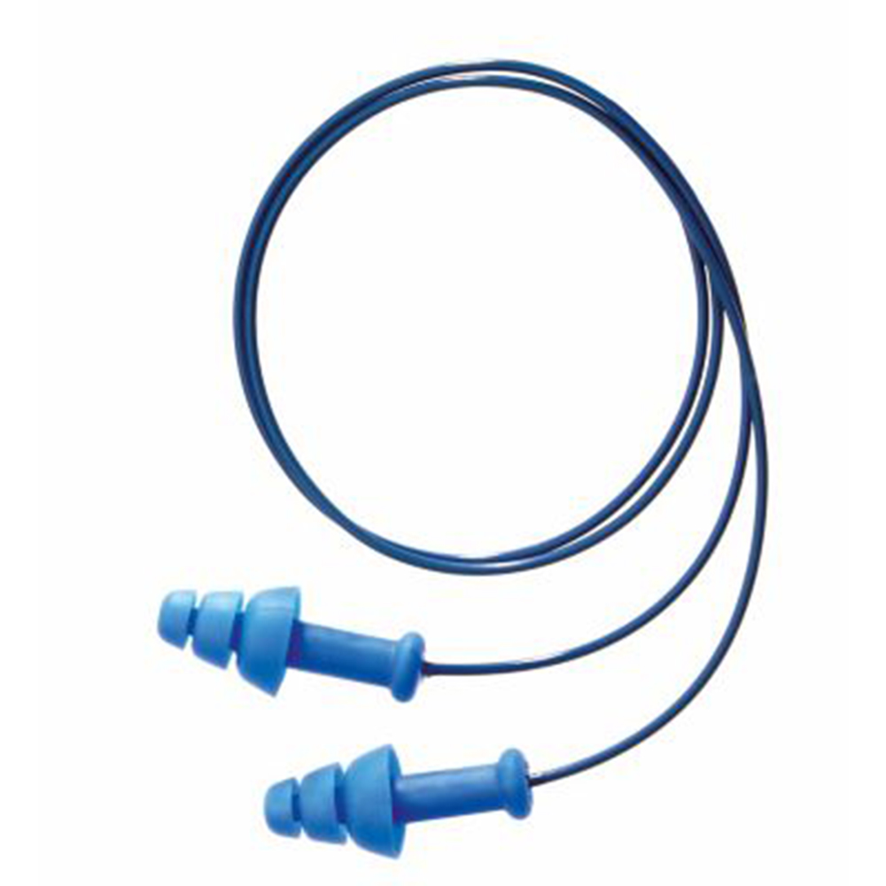 Honeywell Howard Leight SmartFit Tapered TPE Steel Corded Earplugs from GME Supply