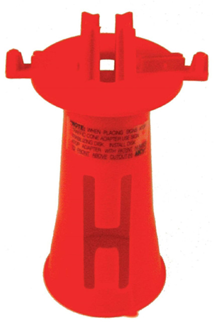 Safehouse Signs Sign Cone Adapter from GME Supply