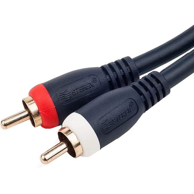 Steren 6 Foot RCA Stereo Audio Cable from GME Supply