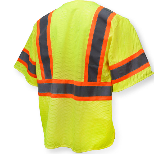 Radians SV24-3GM-M/L Polyester Mesh Class 3 Breakaway Surveyor Vest Radians SV24-3GM-M/L Polyester Mesh Class 3 Breakaway Surveyor Vest