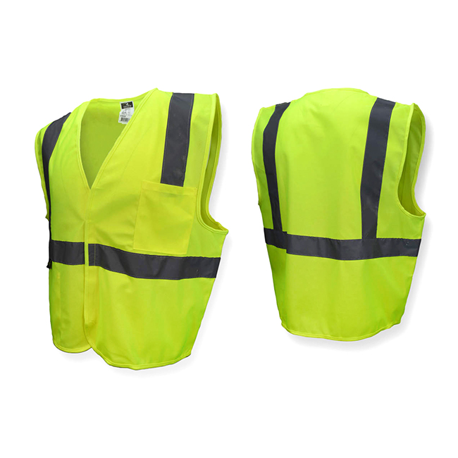 Radians SV2 Economy Type R Class 2 Solid Safety Vest from GME Supply