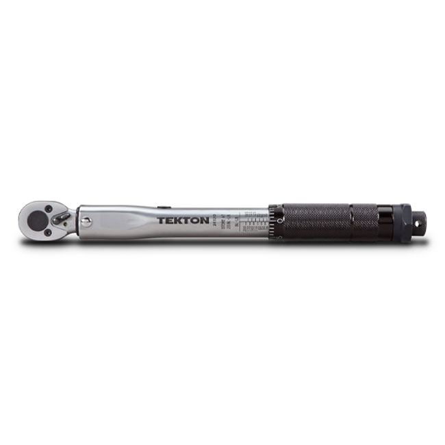 Tekton 1/4 Inch Drive Click Torque Wrench (20-200 in/lbs) from GME Supply