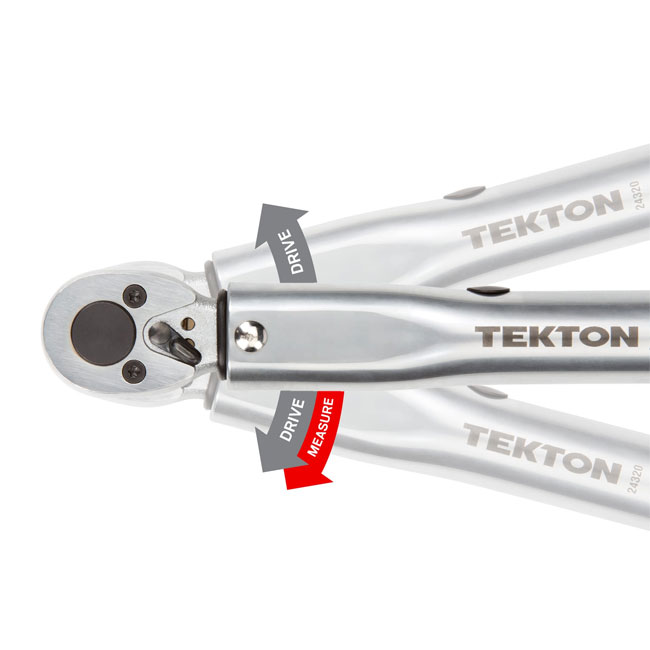 Tekton 1/4 Inch Drive Click Torque Wrench (20-200 in/lbs) from GME Supply