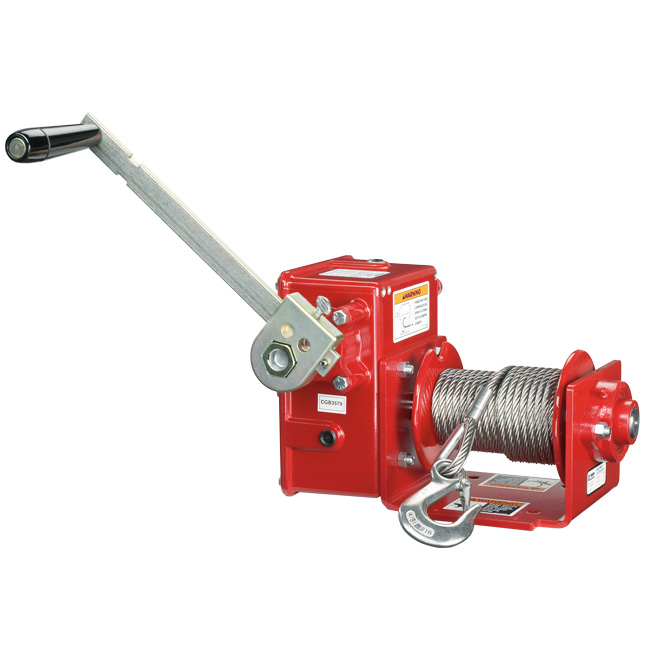 Thern 2000 Pound Worm Gear Hand Winch from GME Supply