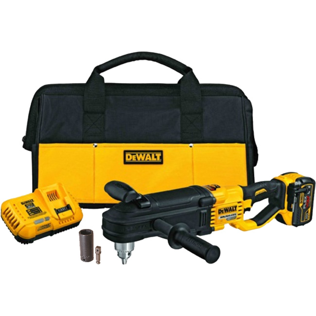 DeWALT SuperDuty Right Angle Cordless Drill Kit designed for Thern