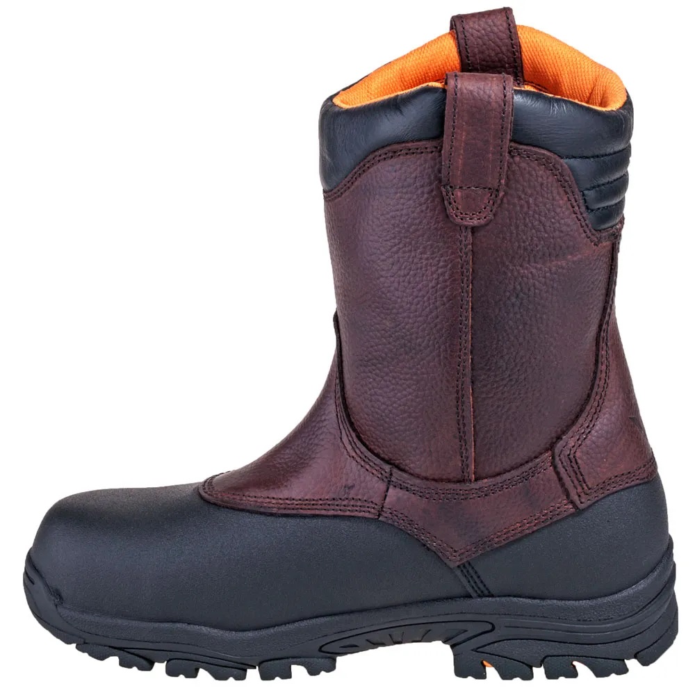 Thorogood Crossover Series 8 Inch Brown Wellington Waterproof Composite Toe Boots from GME Supply