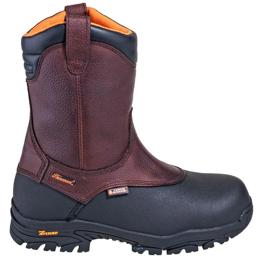 Thorogood Crossover Series 8 Inch Brown Wellington Waterproof Composite Toe Boots from GME Supply
