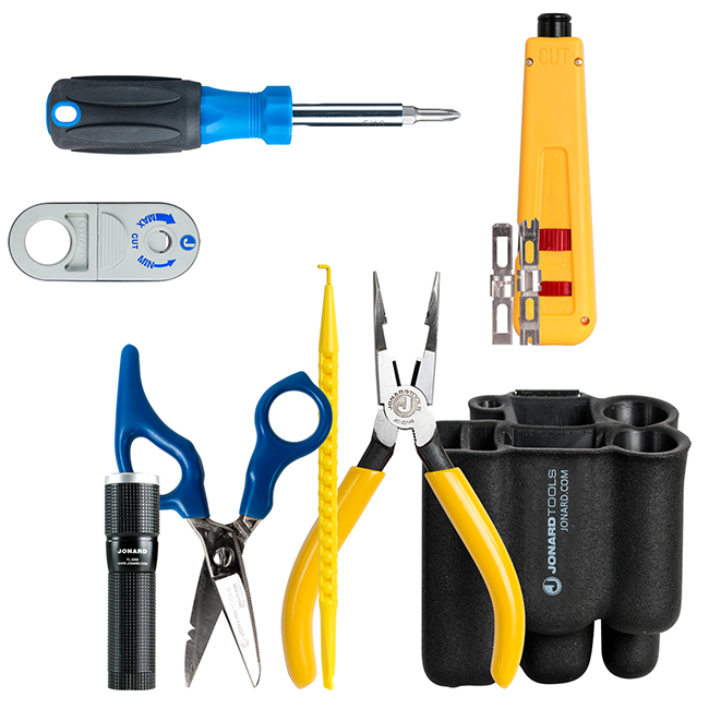 Jonard Punchdown Tool Kit for Data and Telecom Installers from GME Supply