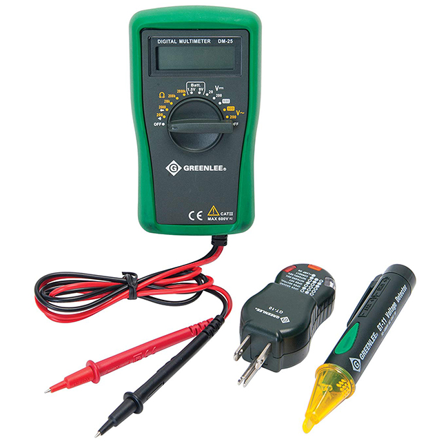 Greenlee Basic Electrical Test Kit from GME Supply