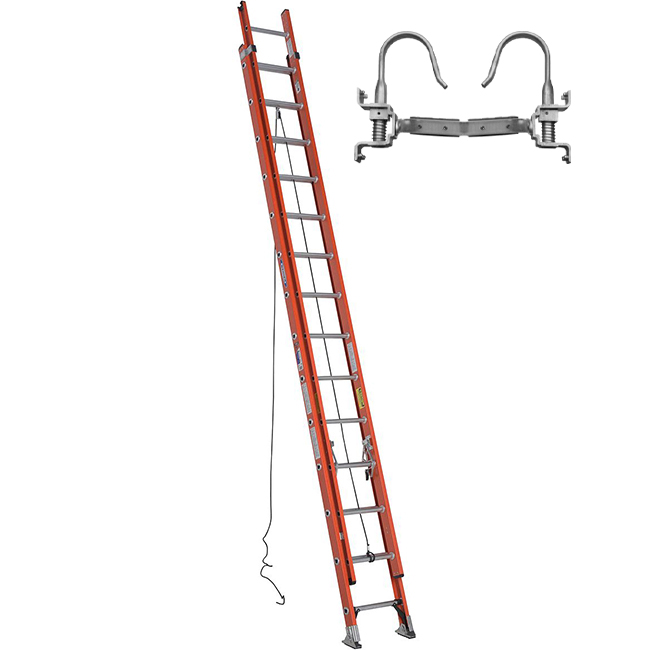 Werner D62002 Series Type 1A Fiberglass Extension Ladder
