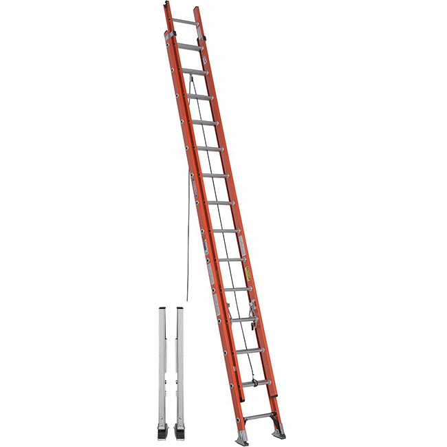 Werner D6200-2 Series Type 1A Fiberglass Extension Ladders from GME Supply