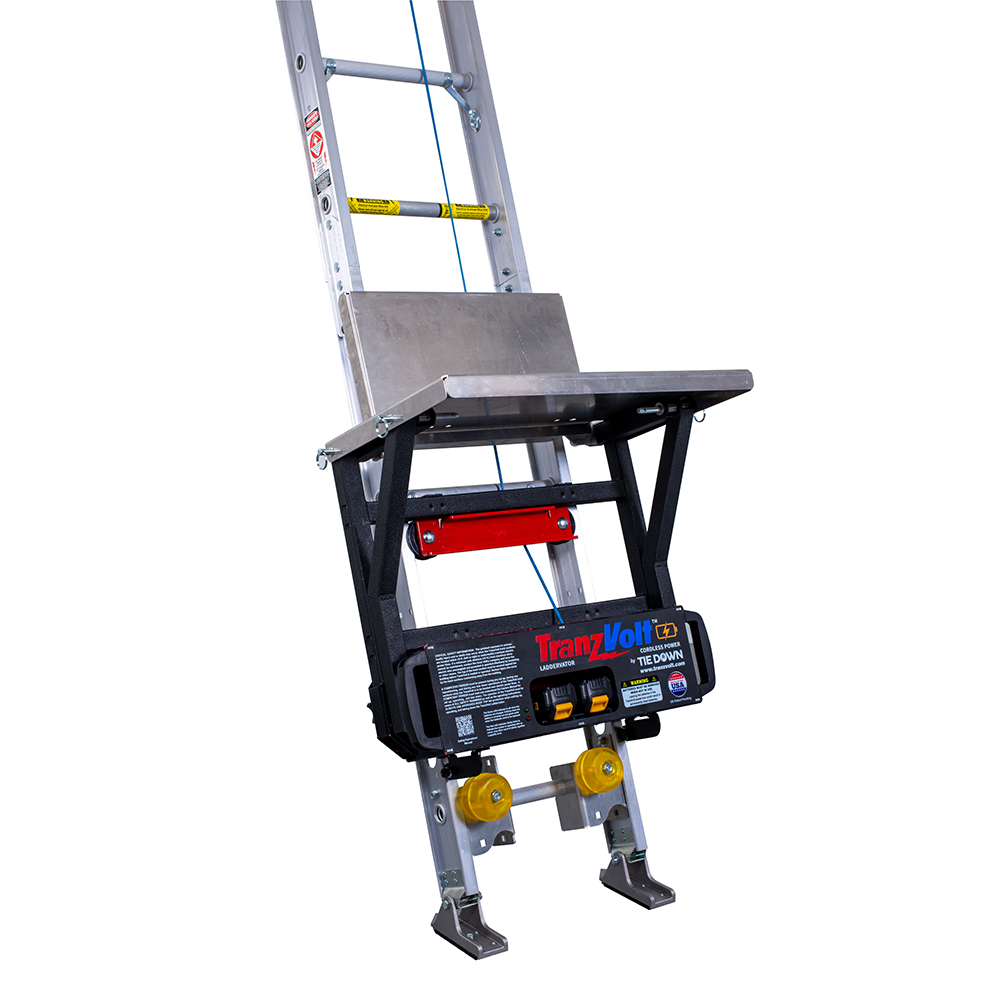 Tie Down TranzVolt Laddervador Collapsible Roofing Platform from GME Supply