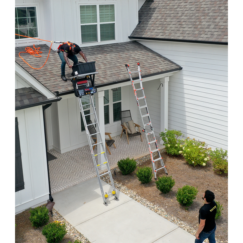 Tie Down TranzVolt Laddervador Collapsible Roofing Platform from GME Supply