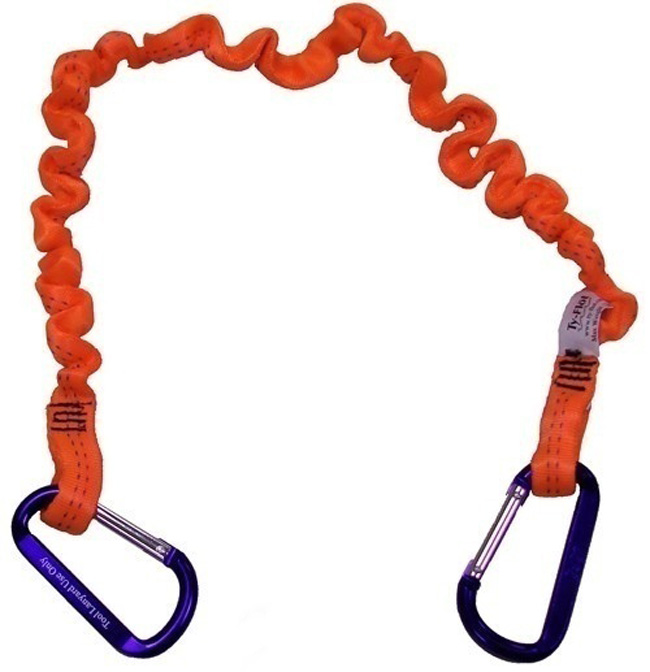 Ty-Flot Bungee Tool Tether with Aluminum Carabiners from GME Supply