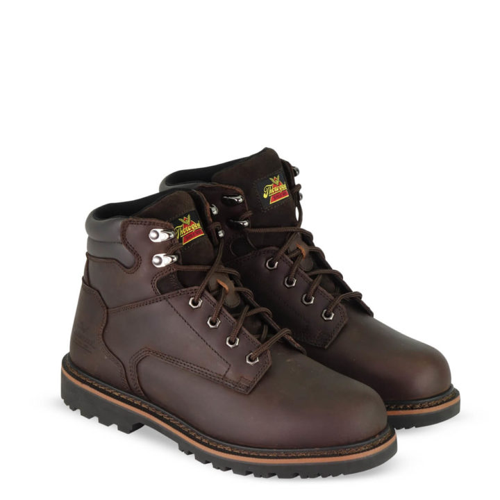 Thorogood V-Series 6 Inch Brown Steel Toe Boots from GME Supply