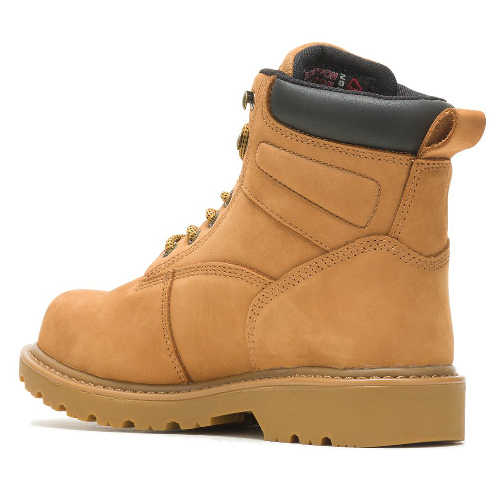 Wolverine Men's Floorhand Insulated 6-Inch Work Boots with Steel-Toe (Wheat/Tan) from GME Supply
