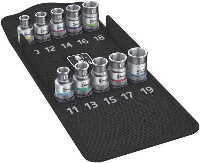 8790 HMC HF 1 Zyklop Socket Set with 1/2 Inch Drive, with Holding Function, 10 Pieces from GME Supply