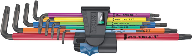 967/9 TX XL Multicolour HF 1 L-Key Set with Holding Function, Long, 9 Pieces from GME Supply
