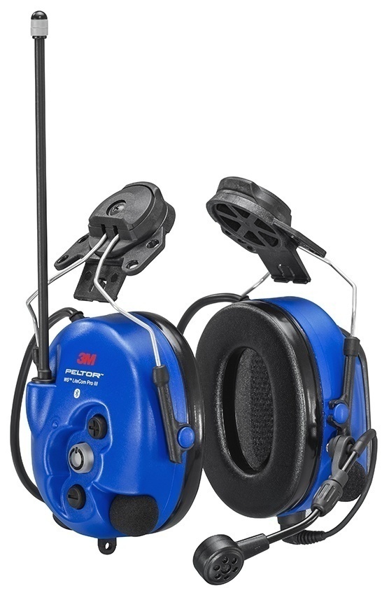 3M PELTOR WS LiteCom PRO III - Hard Hat Attached - Intrinsically Safe from GME Supply