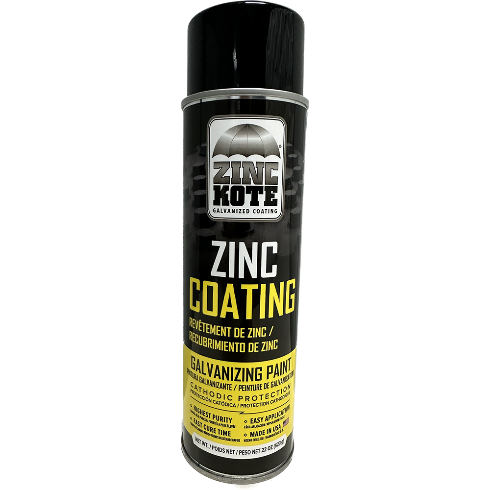 Zinc Kote Zinc Film Cold Galvanizing Coating  - 22 oz Aerosol Can from GME Supply