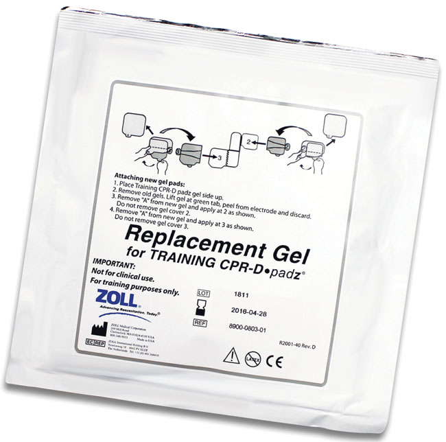 Training CPR-D Replacement Gel- 5 Pack from GME Supply
