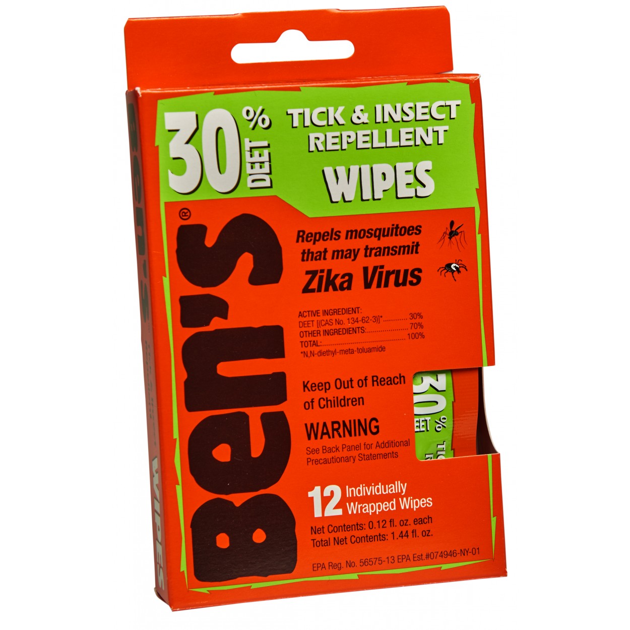 Ben's 30 Tick and Insect Repellent Wipes from GME Supply