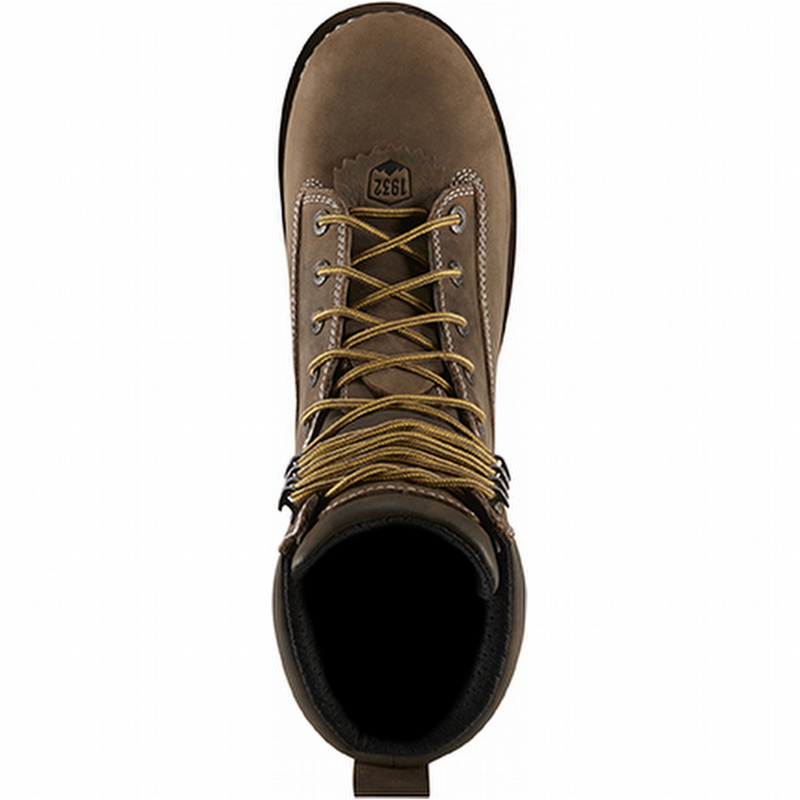Danner 14226 Gritstone 8 Waterproof Alloy Toe Work Boot Brown - Men's 10 D from GME Supply