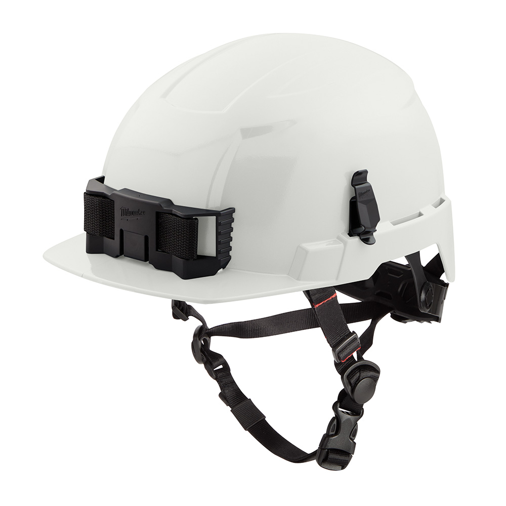 Milwaukee Front Brim Safety Helmet with BOLT Accessory Clips from GME Supply