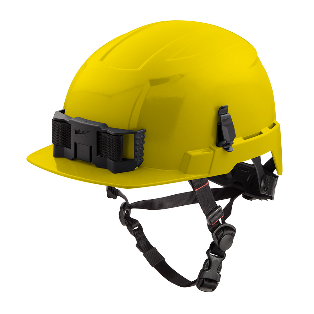 Milwaukee Front Brim Safety Helmet with BOLT Accessory Clips from GME Supply