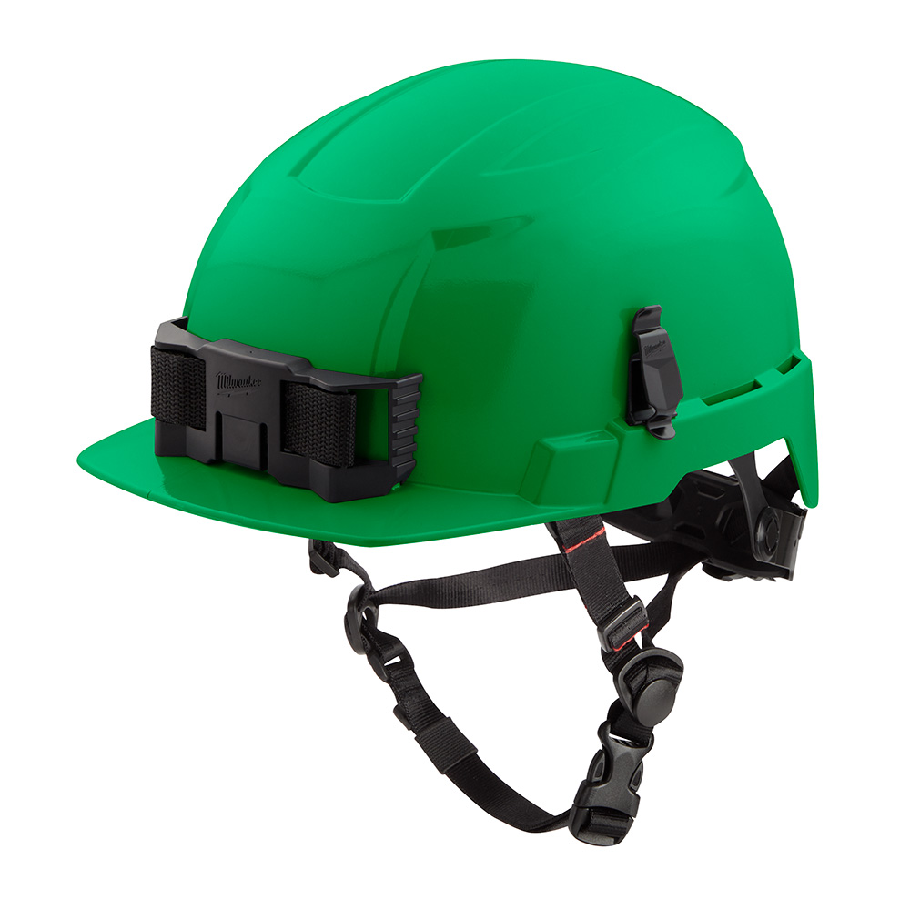 Milwaukee Front Brim Safety Helmet with BOLT Accessory Clips from GME Supply