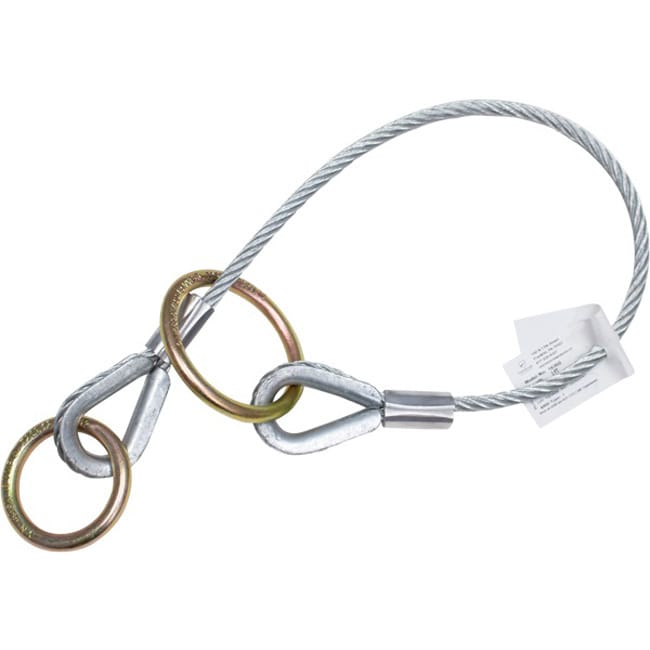 French Creek Vinyl Coated Four Foot Wire Rope TieOff