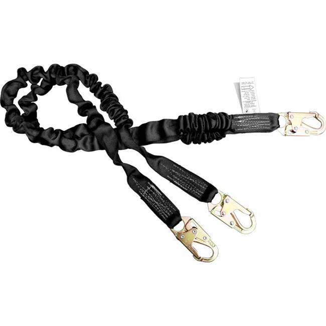French Creek STRATOS Six Foot Shock Absorbing Lanyard with Z74 Snap Hook from GME Supply