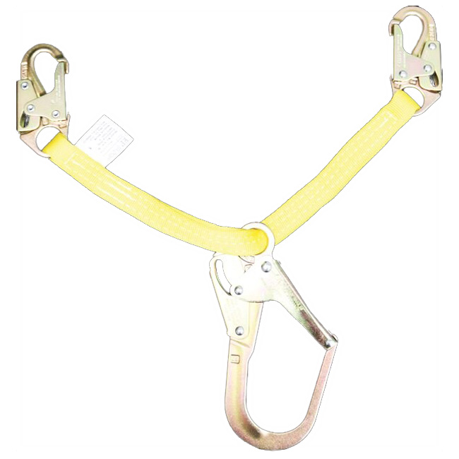 French Creek Web Positioning Assembly without Swivel with Snap Hook and 2.5 Inch Rebar Hook from GME Supply