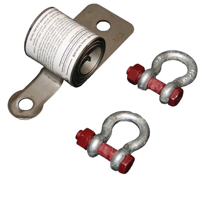 French Creek Coil Energy Absorber with Shackle for Traverse Horizontal